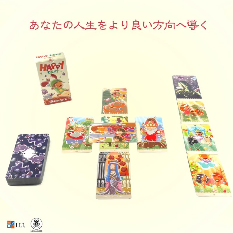 Tarot Cards, 78 Cards, Weighted Edition, Tarot Divination [Happy Tarot],