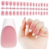 JODSONE Press on Nails Trapezoid 150PCS Fake Nails Pink French