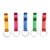100pcs Bottle Opener Keychain Colorful Aluminum Alloy Can Opener Key