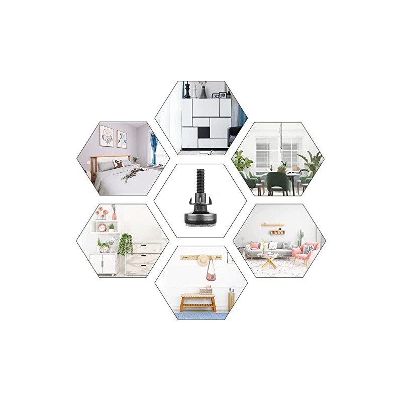 niveladores de Muebles,Patas de nivelación Ajustables de Muebles para mesas,