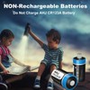 CR123A 3V Lithium Battery, 20 Pack 1600mAh CR123 CR17345 Batteries