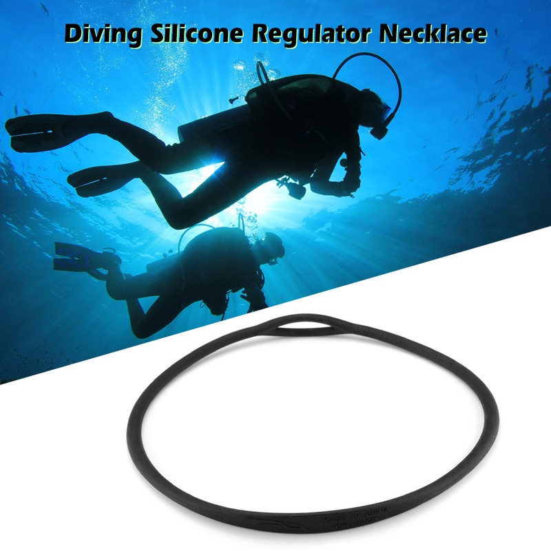 Scuba Diving Silicone Regulator Necklace Diving Regulator Holder Diving Accessories