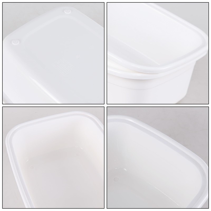 Kiddream 14 Quart Plastic Dish Pan, 4 Pack Wash Basin