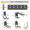 Ultrawall Garage Storage Organization, Versatile Storage Hooks Garden Tool Organizer