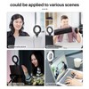 Mini 4 Inch LED Ring Light Clip-on Laptop Video Conference