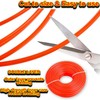 Buystarget String Trimmer Line Nylon Strimmer Wire Round Double Dual