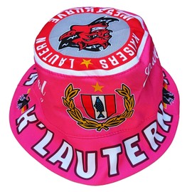 Generisch Kaiserslautern Sun Hat in Pink (Betze Girl/E Läwwe Long), Fishing Hat, Fishing Hat, Pink, white, red