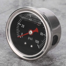 High Performance Oil Pressure Gauge, Fuel Pressure Gauge, Universal Durable for Universal Fuel Pressure Regulator