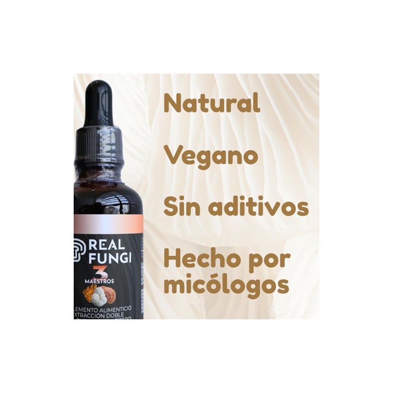3 Maestros (Cordyceps, Reishi y Melena de Leon) Suplemento en