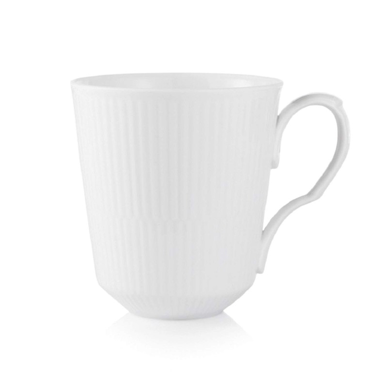 Royal Copenhagen 1016918 White Fluted Pair Mug L Wedding Gift
