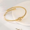 KunBead 21st Birthday Love Heart Gold Tone Bracelets for Women