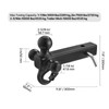 Happybuy Trailer Attachment, Triple-Ball Mount with Hook & D-Ring, Various