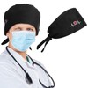 HaiFafafaing Adjustable Scrub Cap Satin Lined Scrub Hat for Women