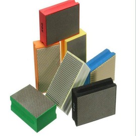 TopHomer Diamond Sanding Block Hand Expert Diamond Sanding Pad for Sanding and Polishing Diamond Sanding Block Coarse 120 Grit Sanding Block Wet Dry Sanding Sponge for Wood Tiles Stones 1 Piece