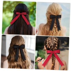 minkissy Lace Bows for Hair Pcs Ribbon Bow Hairpin Girls Hair Sturdy Construction Easy to Pair