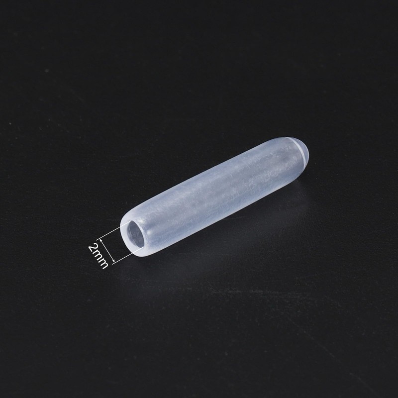 sourcing map 100pcs Rubber End Caps 2mm ID Vinyl PVC