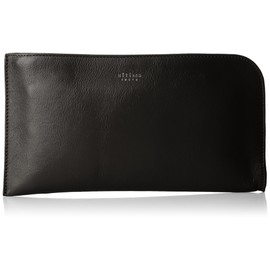 Ultima Tokyo No. 77821 Men's Clutch Bag, Genuine Leather, Pouch, Black
