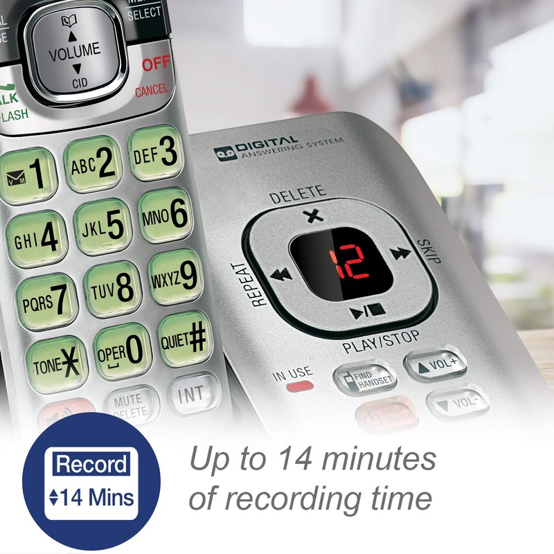 VTech CS6529-4B 4-Handset DECT 6.0 Cordless Phone with Answering System