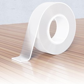 Double Sided Heavy Duty Extra Strong Adhesive Tape - Removable Mounting Tape, Indoor/Outdoor General Purpose Nano Tape for Securing Picture Frames, Carpets - Reusable & Without Leaving Adhesive Marks