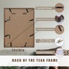 12x16 Collage Picture Frame, 6 Photos Display, Walnut Wood