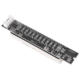 Dual 12 Stereo Level Indicator, Adjustable Light Speed Level Meter Board Module with AGC Mode