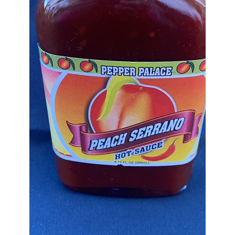 Pepper Palace PEACH SERRANO Hot Sauce fl oz