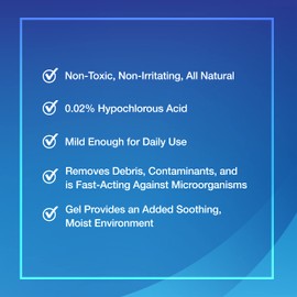 OCuSOFT HypoChlor 0.02% Hypochlorous Acid Eyelid and Eyelash Gel 2 fl. OZ (59ml)