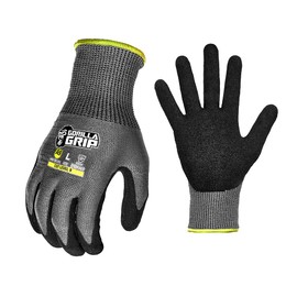 Gorilla Grip A9 Cut Resistant Work Gloves, Nitrile Coated -Medium (27241-212B)