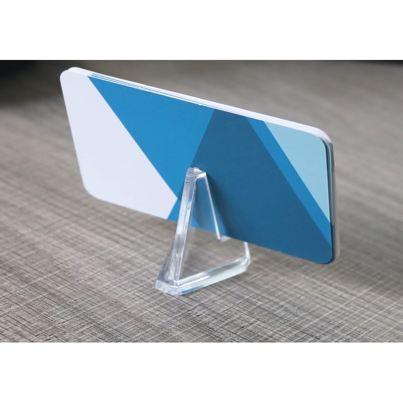 10 Pack 1.4 Inches Clear Easel Stands Mini Acrylic Coin