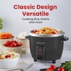 Elite Gourmet ERC003B Electric Rice Cooker with Automatic Keep Warm