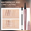 Four-Tip Eyebrow Pencil, Pack of 2 3D Waterproof Magic Eyebrow