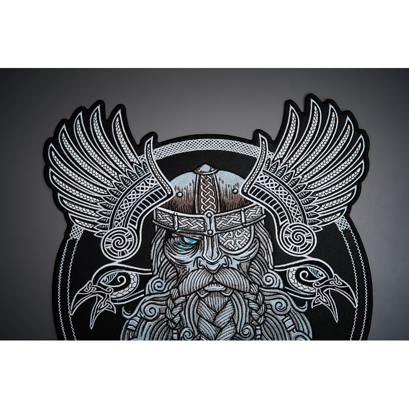 Viking Wing Large Back Patch for Custom Biker Vest/Iron-on/Sew on
