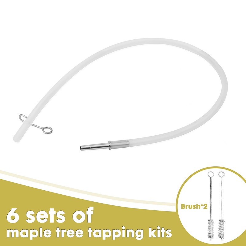 Maple Syrup Tapping Kit, Stainless Steel Maple Tree Taps Spiles,
