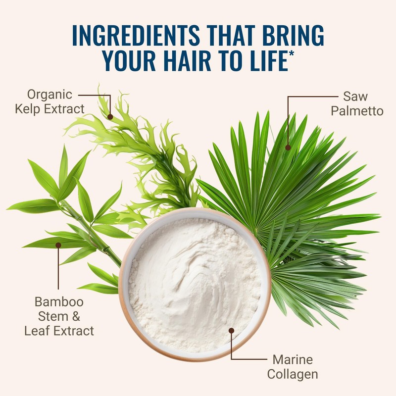 Hair La Vie Live Conscious Revitalizing Blend Hair Growth Vitamins