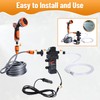 Bang4buck Portable Intelligent Electric Pressure Washer Pump 120W 80PSI 12V