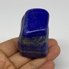 0.31 lbs, 1.8"x1.8"x1.4", Natural Untreated Lapis Lazuli Freeform Polished Gemstone,