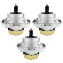 Dibanyou Lawn Mower Deck Spindle Assembly Fit for 48 inch 54 inch Deck John Deere X520 X500 X530 LT133 LT155 LT166 AM124498 AM131680 AM135349 AM144377,3 Pack