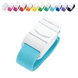 ROLSELEY Quality Medical Tourniquet with Quick Release Buckle and Latex Free Polyester Elastic Band for NHS Nurse, Midwife, A&E, Paramedic, Phlebotomist, Medical Student and Doctor (LIGHT BLUE)