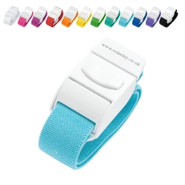 ROLSELEY Quality Medical Tourniquet with Quick Release Buckle and Latex Free Polyester Elastic Band for NHS Nurse, Midwife, A&E, Paramedic, Phlebotomist, Medical Student and Doctor (LIGHT BLUE)