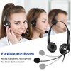 RJ9 Telephone Headset with Microphone Noise Cancelling, Landline Phone Headset