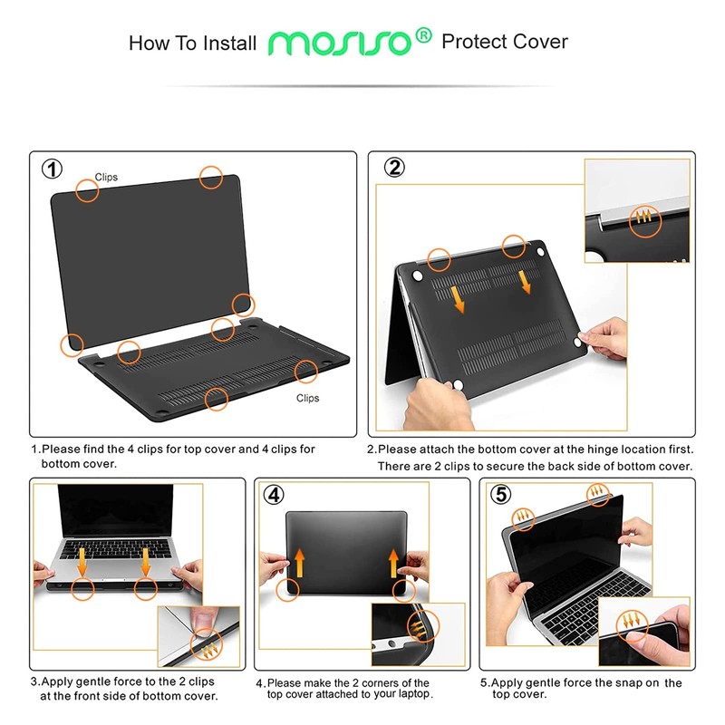MOSISO Compatible with MacBook Pro 13 inch Case 2024 2023