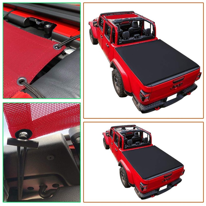 Shadeidea JT Sun Shade Top Sunshade Compatible with Jeep Gladiator