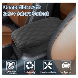 Ruiya 2025 Outback Armrest Cover,for Outback Wilderness Accessories Center Console Cover Compatible with 2020 2021 2022 2023 2024 2025 Subaru Outback Wilderness/Touring/Premium/Base/Limited