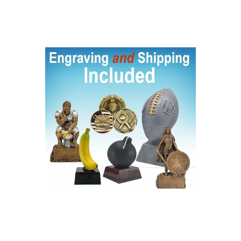 Decade Awards Wrestling Motion Xtreme 3D Trophy - 5 Inch