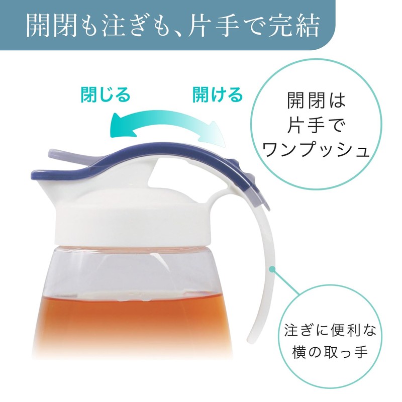 Iwasaki Kogyo K-1264DB Vertical and Horizontal Slide Pitcher, 0.6 gal