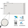 Cool Area balcony privacy screen, PES balcony cover anti-peeping, anti-rain,