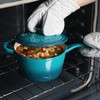Crock-Pot 3 Qt Enamel Cast Iron Sauce Pan W/Lid -