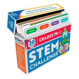 Carson Dellosa Stem Challenge, Jr. Kit De Tarjetas De Aprend