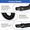 BGSIME 7PCS Vacuum Attachments Kit with 5140128-68 Replacement Vacuum Hose
