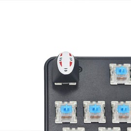 No Face Man Mechanical Keyboard Keycap Gaming Keycap Personality Keycap DIY Handmade Keycap Artisan keycap for Mechanical Keyboard(Cherry switches)